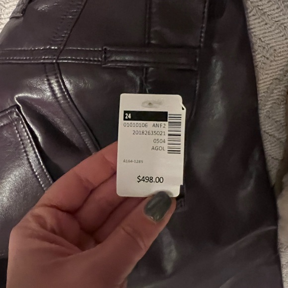 AGOLDE  - Recycled Leather 90's Pinch Waist - Picture 3 of 5